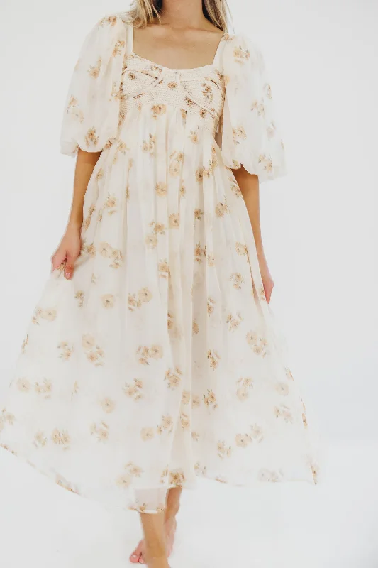 Midi dresses with halter necks for a stylish and comfortable option Harlow Maxi Dress in Taupe Floral - Bump Friendly & Inclusive Sizing (S-3XL) Midi dresses with halter necks for a stylish and comfortable option Harlow Maxi Dress in Taupe Floral - Bump Friendly & Inclusive Sizing (S-3XL)