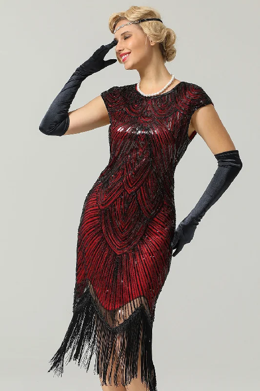 Midi dresses with pleated skirts for a timeless and elegant appeal Gatsby Glitter Fringe 1920s Dress Midi dresses with pleated skirts for a timeless and elegant appeal Gatsby Glitter Fringe 1920s Dress