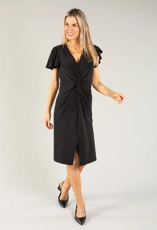 Midi dresses with keyhole backs for a flirty and unexpected detail Knot Waisted Dress Midi dresses with keyhole backs for a flirty and unexpected detail Knot Waisted Dress