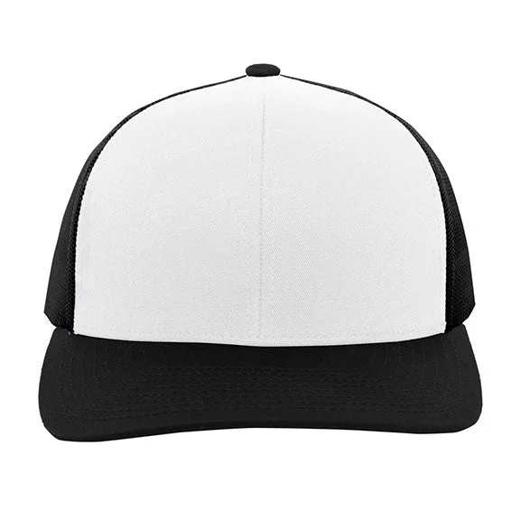 Women's crew - neck sweatshirt in a heather gray shade for a classic and versatile option104C - Pacific Headwear Trucker Snapback Hat | White/Black/Black Women's crew - neck sweatshirt in a heather gray shade for a classic and versatile option104C - Pacific Headwear Trucker Snapback Hat | White/Black/Black