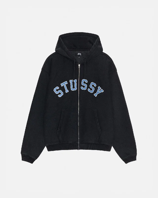 Women's tie - front hoodie in a lightweight fabric for summer layeringFADED GRAPHIC ZIP HOODIE Women's tie - front hoodie in a lightweight fabric for summer layeringFADED GRAPHIC ZIP HOODIE