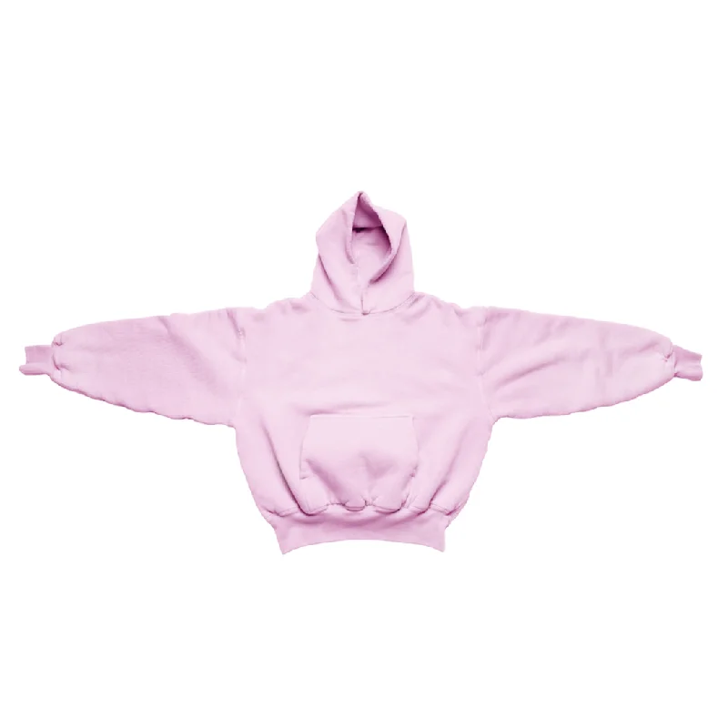Women's long - sleeve cropped sweatshirt with ribbed cuffs for a snug fit1800 GSM 'Blossom Pink' Hoodie with CRDLCK™ Women's long - sleeve cropped sweatshirt with ribbed cuffs for a snug fit1800 GSM 'Blossom Pink' Hoodie with CRDLCK™