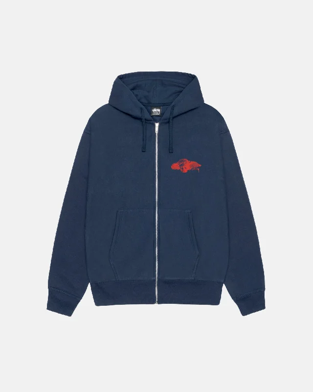 Women's zip - front sweatshirt with contrast stitching for a sporty aestheticHYPNOS ZIP HOODIE Women's zip - front sweatshirt with contrast stitching for a sporty aestheticHYPNOS ZIP HOODIE