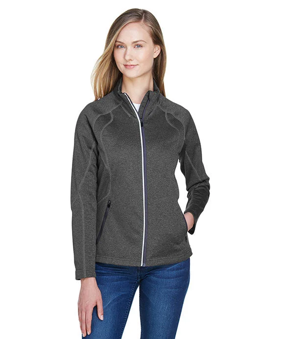 Women's hoodie with a detachable hood for customizable styling78174 - North End Ladies Gravity Performance Fleece Jacket | Carbon Heather Women's hoodie with a detachable hood for customizable styling78174 - North End Ladies Gravity Performance Fleece Jacket | Carbon Heather