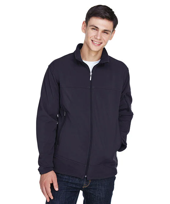 Women's long - sleeve cropped sweatshirt with ribbed cuffs for a snug fit88099 - North End Mens Three-Layer Fleece Bonded Performance Soft Shell Jacket | Midnight Navy Women's long - sleeve cropped sweatshirt with ribbed cuffs for a snug fit88099 - North End Mens Three-Layer Fleece Bonded Performance Soft Shell Jacket | Midnight Navy