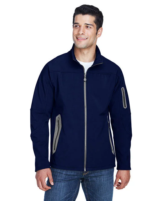 Women's cropped sweatshirt with a slogan graphic for a fun and expressive look88138 - North End Mens Three-Layer Fleece Bonded Soft Shell Technical Jacket | Classic Navy Women's cropped sweatshirt with a slogan graphic for a fun and expressive look88138 - North End Mens Three-Layer Fleece Bonded Soft Shell Technical Jacket | Classic Navy