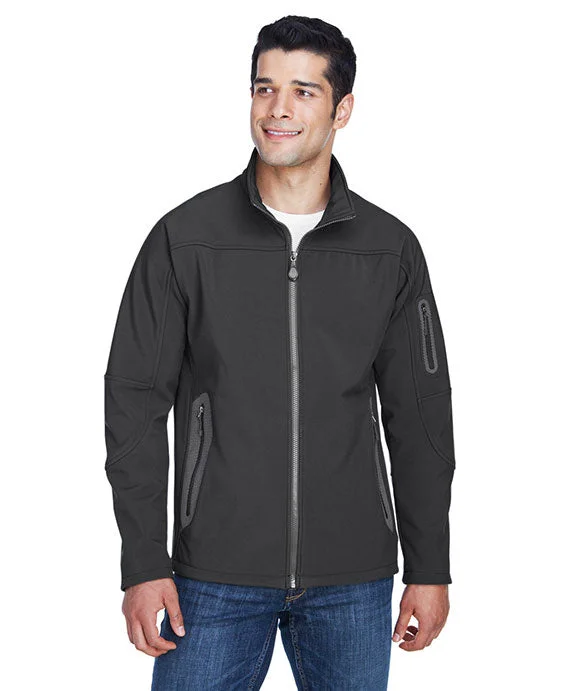 Women's hoodie with a glittery print for a glamorous and sparkly appearance88138 - North End Mens Three-Layer Fleece Bonded Soft Shell Technical Jacket | Graphite Women's hoodie with a glittery print for a glamorous and sparkly appearance88138 - North End Mens Three-Layer Fleece Bonded Soft Shell Technical Jacket | Graphite