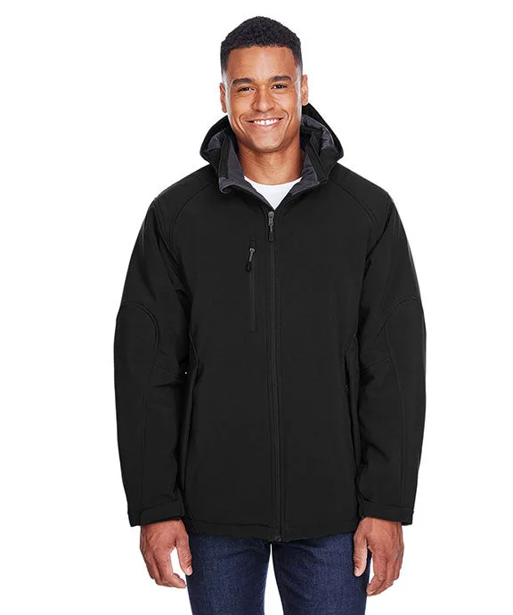 Women's fleece - lined hoodie with thumbholes for warmth in winter88159 - North End Mens Glacier Insulated Three-Layer Fleece Bonded Soft Shell Jacket with Detachable Hood Women's fleece - lined hoodie with thumbholes for warmth in winter88159 - North End Mens Glacier Insulated Three-Layer Fleece Bonded Soft Shell Jacket with Detachable Hood