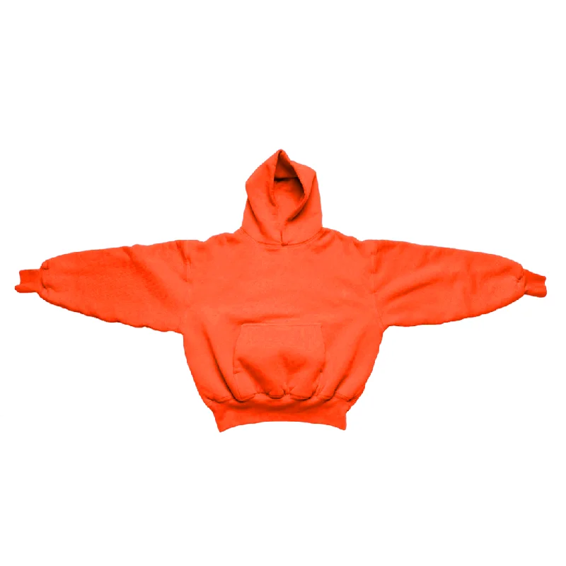 Women's tie - front hoodie in a lightweight fabric for summer layering900 GSM 'Burnt Orange' Hoodie with CRDLCK™ Women's tie - front hoodie in a lightweight fabric for summer layering900 GSM 'Burnt Orange' Hoodie with CRDLCK™