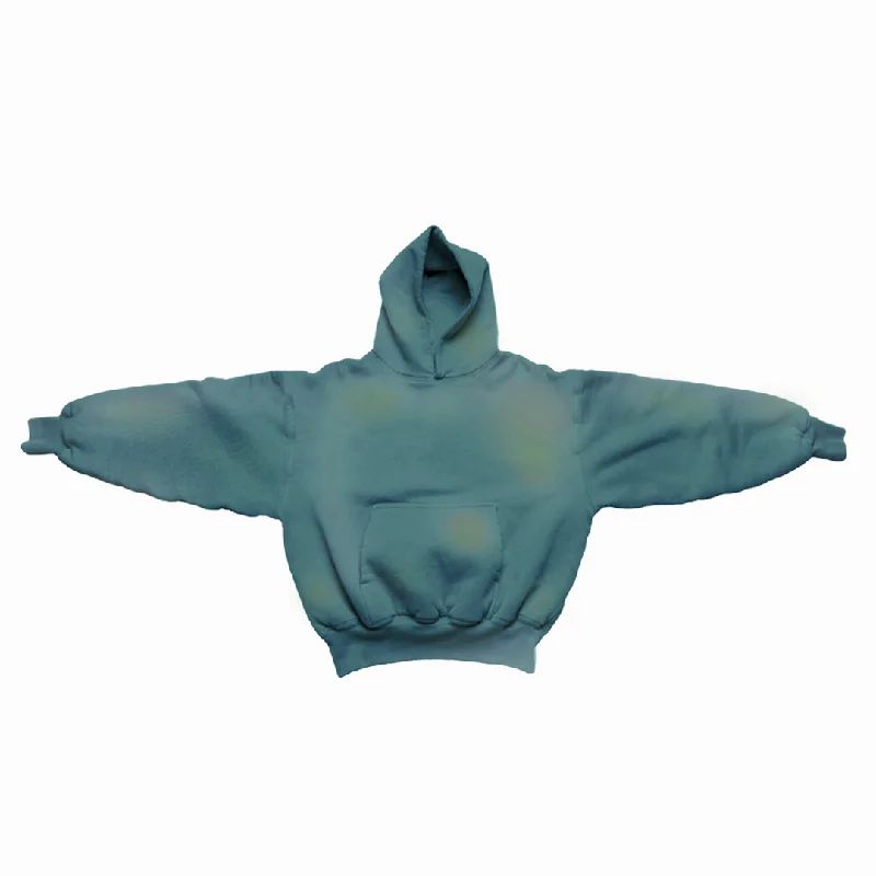 Women's mock - neck sweatshirt made of moisture - wicking material for fitness use900 GSM 'Washed Mariner' Hoodie with CRDLCK™ Women's mock - neck sweatshirt made of moisture - wicking material for fitness use900 GSM 'Washed Mariner' Hoodie with CRDLCK™