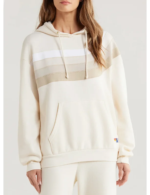 Women's mock - neck sweatshirt made of moisture - wicking material for fitness useWave 4 Relaxed Pullover Hoodie, Vintage White Women's mock - neck sweatshirt made of moisture - wicking material for fitness useWave 4 Relaxed Pullover Hoodie, Vintage White