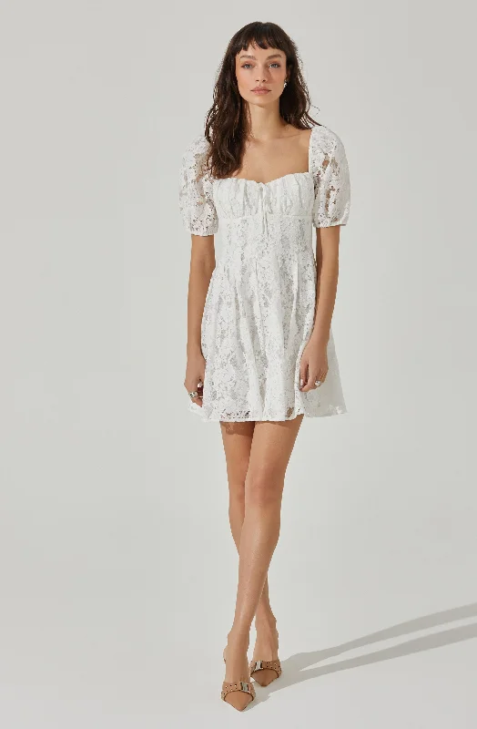 Sheath Women Dress with a Tailored Fit for a Professional LookFloral Lace Mini Dress Sheath Women Dress with a Tailored Fit for a Professional LookFloral Lace Mini Dress
