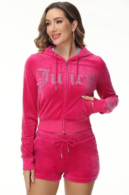 Women's pullover hoodie with a side slit for a modern and relaxed fitFront Bling Hoodie Women's pullover hoodie with a side slit for a modern and relaxed fitFront Bling Hoodie