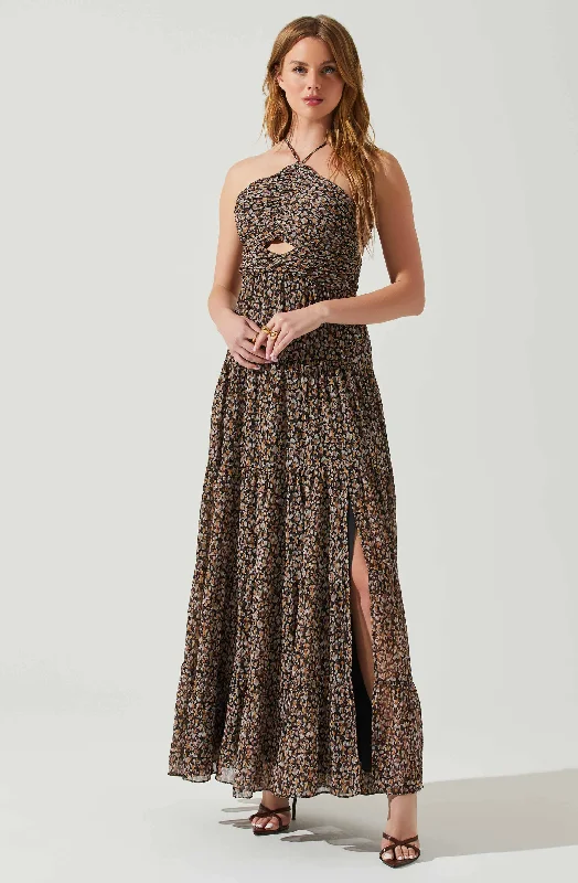 Sheath Women Dress with a Tailored Fit for a Professional LookMadeline Center Cutout Floral Maxi Dress Sheath Women Dress with a Tailored Fit for a Professional LookMadeline Center Cutout Floral Maxi Dress
