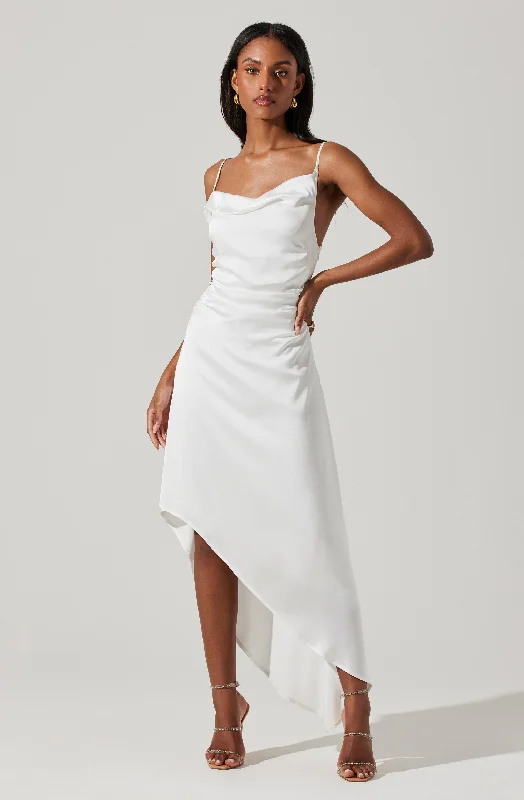 Halter Neck Women Dress to Show Off the Shoulders and NecklineMirie Cowl Neck Midi Dress Halter Neck Women Dress to Show Off the Shoulders and NecklineMirie Cowl Neck Midi Dress