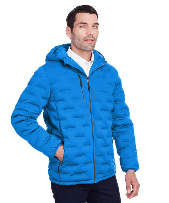 Women's quarter - zip sweatshirt made of organic cotton for eco - conscious fashionNE708 - North End Mens Loft Puffer Jacket | Olympic Blue/Carbon Women's quarter - zip sweatshirt made of organic cotton for eco - conscious fashionNE708 - North End Mens Loft Puffer Jacket | Olympic Blue/Carbon