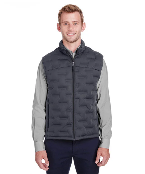 Women's color - block hoodie combining bold hues for a fashion - forward statementNE709 - North End Mens Pioneer Hybrid Vest | Carbon/Black Heather/Black Women's color - block hoodie combining bold hues for a fashion - forward statementNE709 - North End Mens Pioneer Hybrid Vest | Carbon/Black Heather/Black