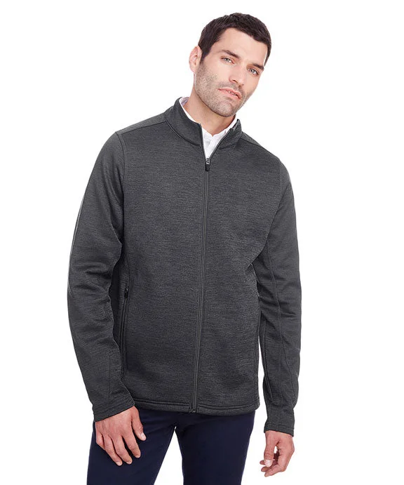 Women's zip - front sweatshirt with contrast stitching for a sporty aestheticNE712 - North End Mens Flux 2.0 Full-Zip Jacket | Black Heather/Carbon Women's zip - front sweatshirt with contrast stitching for a sporty aestheticNE712 - North End Mens Flux 2.0 Full-Zip Jacket | Black Heather/Carbon
