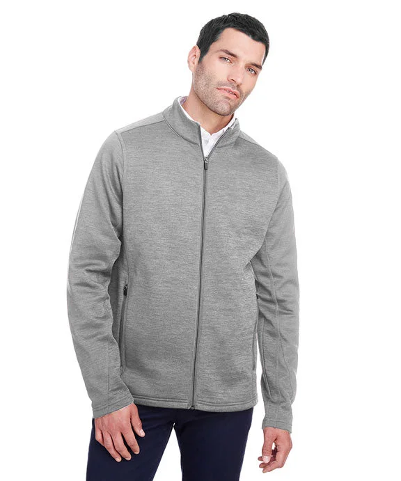 Women's crew - neck sweatshirt in a heather gray shade for a classic and versatile optionNE712 - North End Mens Flux 2.0 Full-Zip Jacket | Light Heather/Carbon Women's crew - neck sweatshirt in a heather gray shade for a classic and versatile optionNE712 - North End Mens Flux 2.0 Full-Zip Jacket | Light Heather/Carbon