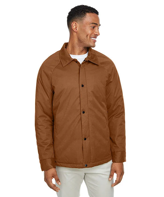 Women's cropped sweatshirt with a lace - trimmed hem for a romantic lookNE720 - North End Adult Apex Coach Jacket | Teak Women's cropped sweatshirt with a lace - trimmed hem for a romantic lookNE720 - North End Adult Apex Coach Jacket | Teak