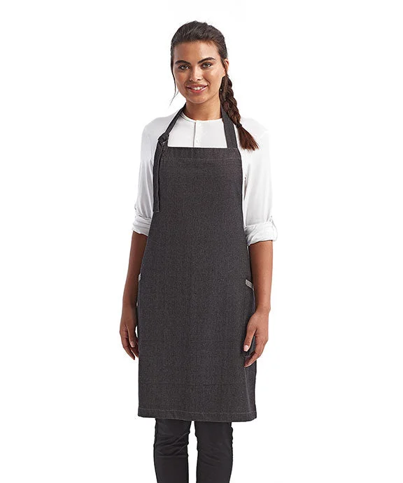 Women's pullover hoodie with a side slit for a modern and relaxed fitRP122 - Artisan Collection by Reprime Unisex Regenerate Sustainable Bib Apron | Black Denim Women's pullover hoodie with a side slit for a modern and relaxed fitRP122 - Artisan Collection by Reprime Unisex Regenerate Sustainable Bib Apron | Black Denim
