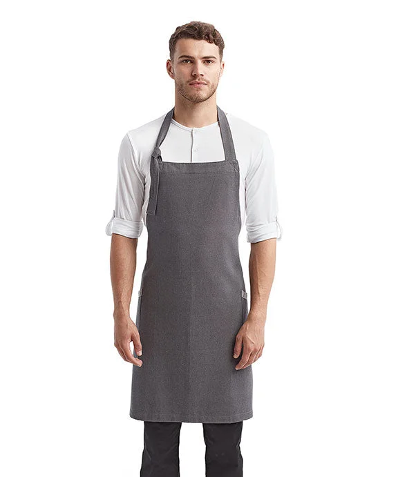 Women's crew - neck sweatshirt in a heather gray shade for a classic and versatile optionRP122 - Artisan Collection by Reprime Unisex Regenerate Sustainable Bib Apron | Grey Denim Women's crew - neck sweatshirt in a heather gray shade for a classic and versatile optionRP122 - Artisan Collection by Reprime Unisex Regenerate Sustainable Bib Apron | Grey Denim