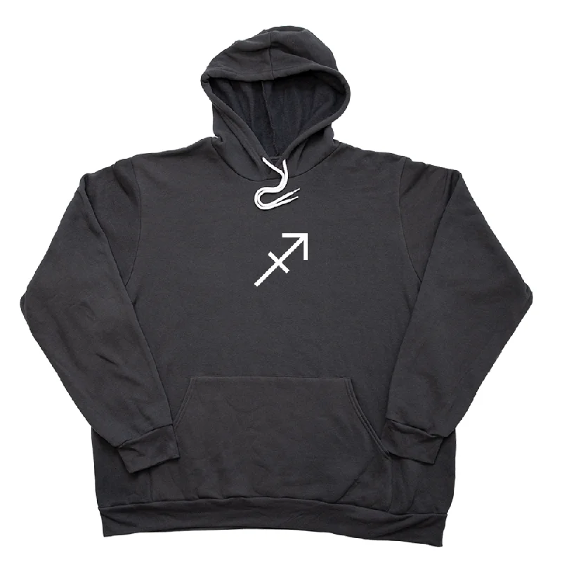 Women's cropped sweatshirt with a slogan graphic for a fun and expressive lookSagittarius Giant Hoodie Women's cropped sweatshirt with a slogan graphic for a fun and expressive lookSagittarius Giant Hoodie