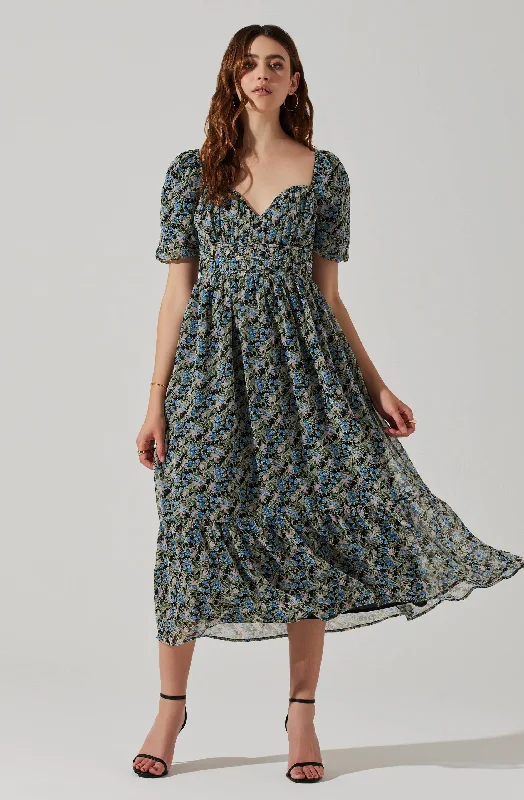 Strapless Women Dress with a Built - in Bra for Comfort and SupportV-wire Sweetheart A-line Midi Dress Strapless Women Dress with a Built - in Bra for Comfort and SupportV-wire Sweetheart A-line Midi Dress