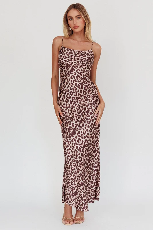 Sheath Women Dress with a Tailored Fit for a Professional LookWell Versed Pleated Bust Maxi Dress Leopard Sheath Women Dress with a Tailored Fit for a Professional LookWell Versed Pleated Bust Maxi Dress Leopard