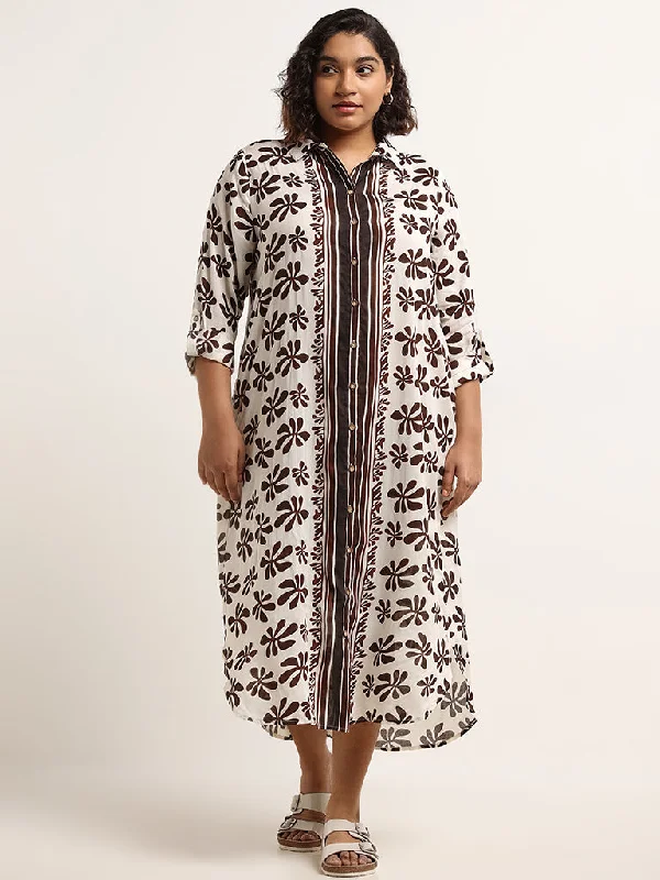 Empire Waist Women Dress to Accentuate the Bust and Conceal the Waist Empire Waist Women Dress to Accentuate the Bust and Conceal the Waist Gia White Printed Shirt Dress Empire Waist Women Dress to Accentuate the Bust and Conceal the Waist Empire Waist Women Dress to Accentuate the Bust and Conceal the Waist Gia White Printed Shirt Dress