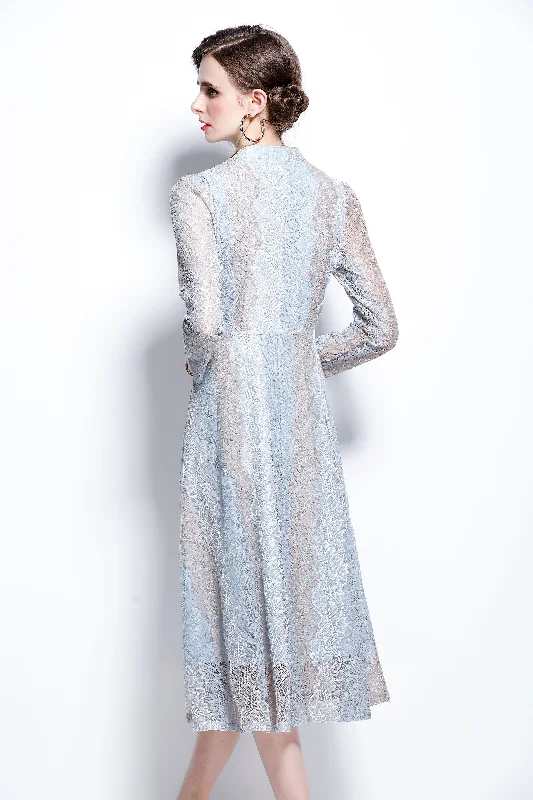 Ruffled Women Dress with Multiple Layers for a Playful and Girly Style Ruffled Women Dress with Multiple Layers for a Playful and Girly Style Light blue & Violet Evening A-line Crewneck 3/4 Sleeves Midi Lace Dress Ruffled Women Dress with Multiple Layers for a Playful and Girly Style Ruffled Women Dress with Multiple Layers for a Playful and Girly Style Light blue & Violet Evening A-line Crewneck 3/4 Sleeves Midi Lace Dress