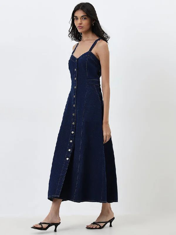 Off - the - Shoulder Women Dress for a Romantic and Feminine Look Off - the - Shoulder Women Dress for a Romantic and Feminine Look LOV Dark Blue A-Line Denim Dress Off - the - Shoulder Women Dress for a Romantic and Feminine Look Off - the - Shoulder Women Dress for a Romantic and Feminine Look LOV Dark Blue A-Line Denim Dress