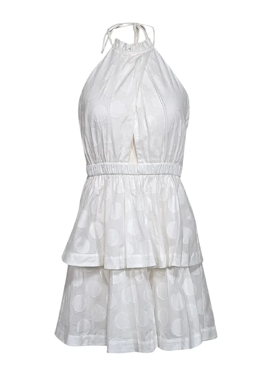 Mermaid - Style Women Dress with a Fitted Silhouette for Special Occasions Mermaid - Style Women Dress with a Fitted Silhouette for Special Occasions Milly - White "Evelia Reina Graphic Dot" Halter Dress Sz 4 Mermaid - Style Women Dress with a Fitted Silhouette for Special Occasions Mermaid - Style Women Dress with a Fitted Silhouette for Special Occasions Milly - White "Evelia Reina Graphic Dot" Halter Dress Sz 4
