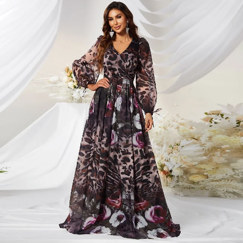 Ruffled Women Dress with Multiple Layers for a Playful and Girly Style Ruffled Women Dress with Multiple Layers for a Playful and Girly Style NiDELL Spring and Summer Hot Sale Spot Chiffon V-neck Dress Leopard Print Fashion Long Sleeve Long Dress-Mgn464 Ruffled Women Dress with Multiple Layers for a Playful and Girly Style Ruffled Women Dress with Multiple Layers for a Playful and Girly Style NiDELL Spring and Summer Hot Sale Spot Chiffon V-neck Dress Leopard Print Fashion Long Sleeve Long Dress-Mgn464