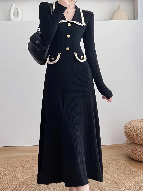 Wrap - Style Women Dress with Adjustable Fit for All Body Types Wrap - Style Women Dress with Adjustable Fit for All Body Types Sixsr Button Front High Waist Dress, Elegant Long Sleeve Midi Dress, Women's Clothing Wrap - Style Women Dress with Adjustable Fit for All Body Types Wrap - Style Women Dress with Adjustable Fit for All Body Types Sixsr Button Front High Waist Dress, Elegant Long Sleeve Midi Dress, Women's Clothing