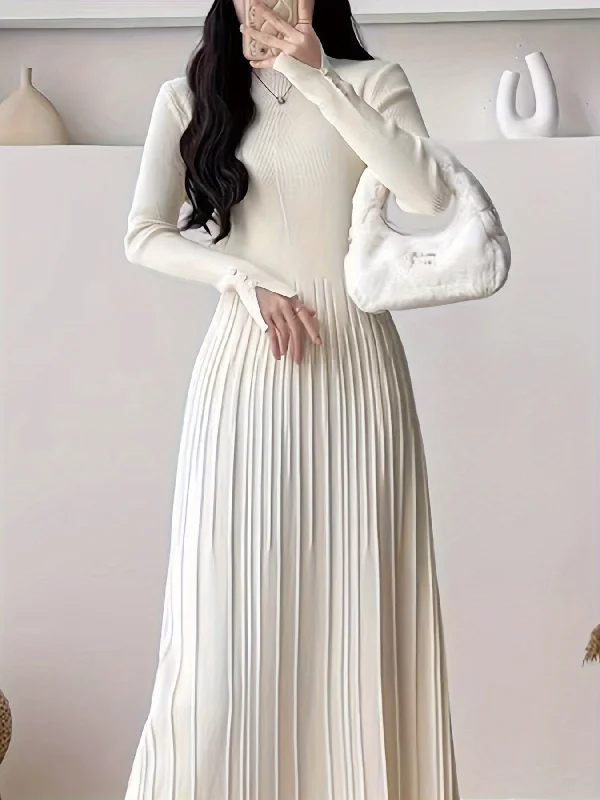 Off - the - Shoulder Women Dress for a Romantic and Feminine Look Off - the - Shoulder Women Dress for a Romantic and Feminine Look Sixsr Solid Sweater Maxi Dress, Elegant Mock Neck Long Sleeve Dress, Women's Clothing Off - the - Shoulder Women Dress for a Romantic and Feminine Look Off - the - Shoulder Women Dress for a Romantic and Feminine Look Sixsr Solid Sweater Maxi Dress, Elegant Mock Neck Long Sleeve Dress, Women's Clothing