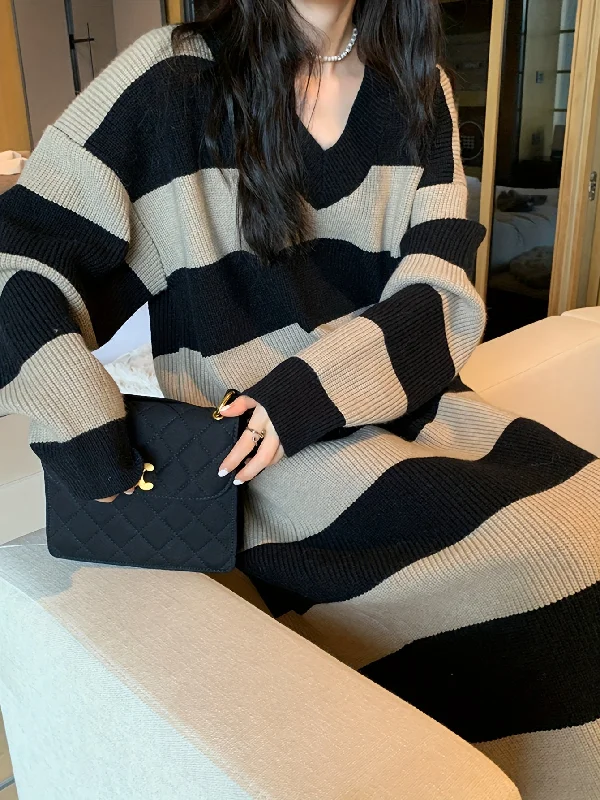 Printed Abstract Women Dress for a Modern and Artistic Appeal Printed Abstract Women Dress for a Modern and Artistic Appeal Sixsr Striped Drop Shoulder Sweater Dress, Casual V Neck Long Sleeve Maxi Dress, Women's Clothing Printed Abstract Women Dress for a Modern and Artistic Appeal Printed Abstract Women Dress for a Modern and Artistic Appeal Sixsr Striped Drop Shoulder Sweater Dress, Casual V Neck Long Sleeve Maxi Dress, Women's Clothing