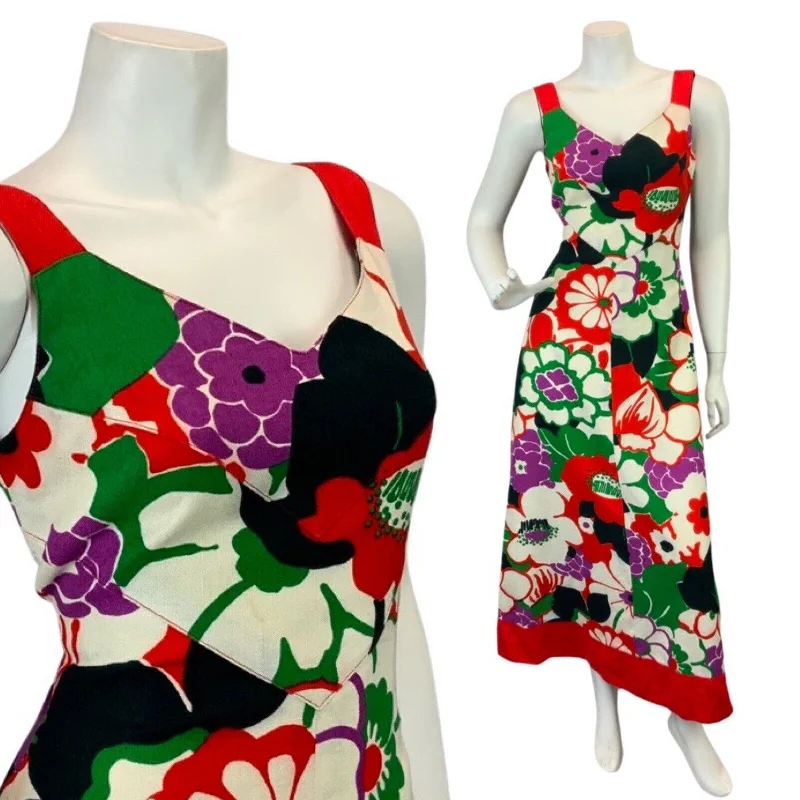 Wrap - Style Women Dress with Adjustable Fit for All Body Types Wrap - Style Women Dress with Adjustable Fit for All Body Types VINTAGE 60s 70s WHITE RED GREEN PSYCHEDELIC FLORAL SLEEVELESS MAXI DRESS 10 Wrap - Style Women Dress with Adjustable Fit for All Body Types Wrap - Style Women Dress with Adjustable Fit for All Body Types VINTAGE 60s 70s WHITE RED GREEN PSYCHEDELIC FLORAL SLEEVELESS MAXI DRESS 10