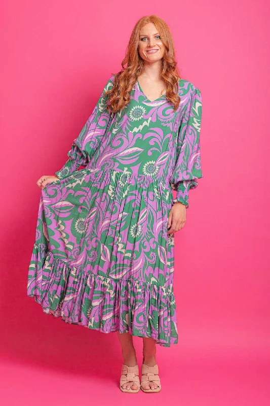 Denim maxi dresses with frayed hems for a casual lookCharlie Maxi Dress