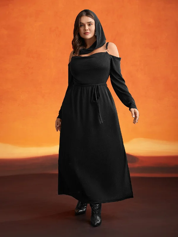 Obsidian Side Slit Accents Maxi Dress