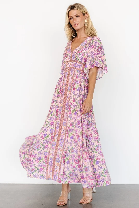 Maxi dresses with pocket details for added functionalityElissa Maxi Dress | Pink Multi Floral Maxi dresses with pocket details for added functionalityElissa Maxi Dress | Pink Multi Floral