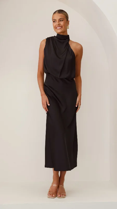 Maxi dresses with a gathered skirt for a voluminous and dramatic effectEsther Maxi Dress - Black