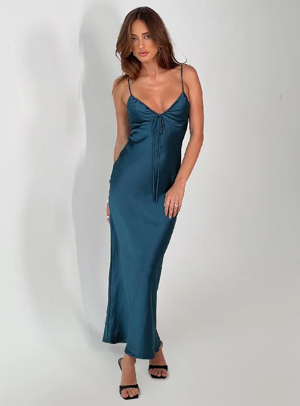 Maxi dresses with a criss - cross back for a flirty and unique detailMaguire Maxi Dress Navy Maxi dresses with a criss - cross back for a flirty and unique detailMaguire Maxi Dress Navy