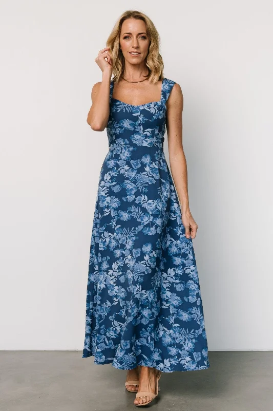 Maxi dresses with a halter neck for a stylish and sophisticated choiceMandy Maxi Dress | Blue Floral Maxi dresses with a halter neck for a stylish and sophisticated choiceMandy Maxi Dress | Blue Floral