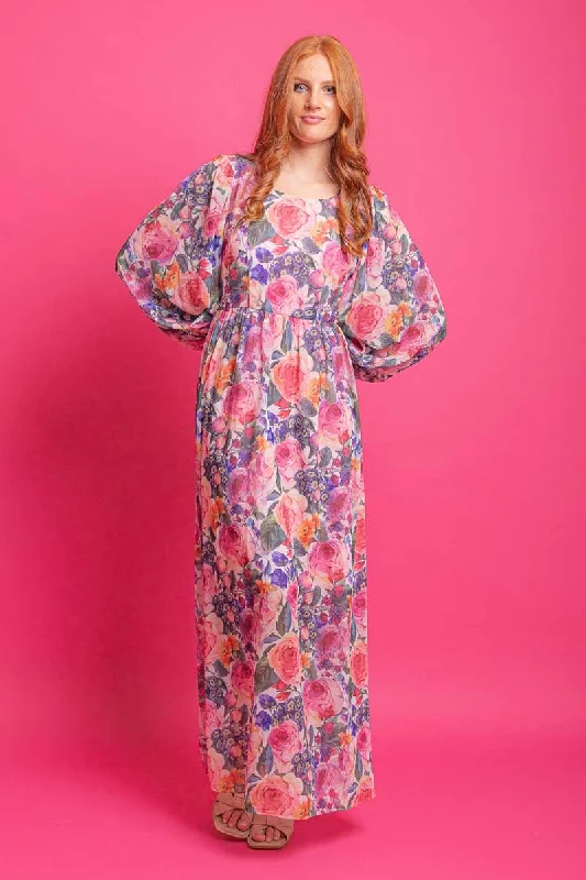 Maxi dresses with cut - out details on the sides for a modern edgeMegan Maxi Dress Floral Maxi dresses with cut - out details on the sides for a modern edgeMegan Maxi Dress Floral