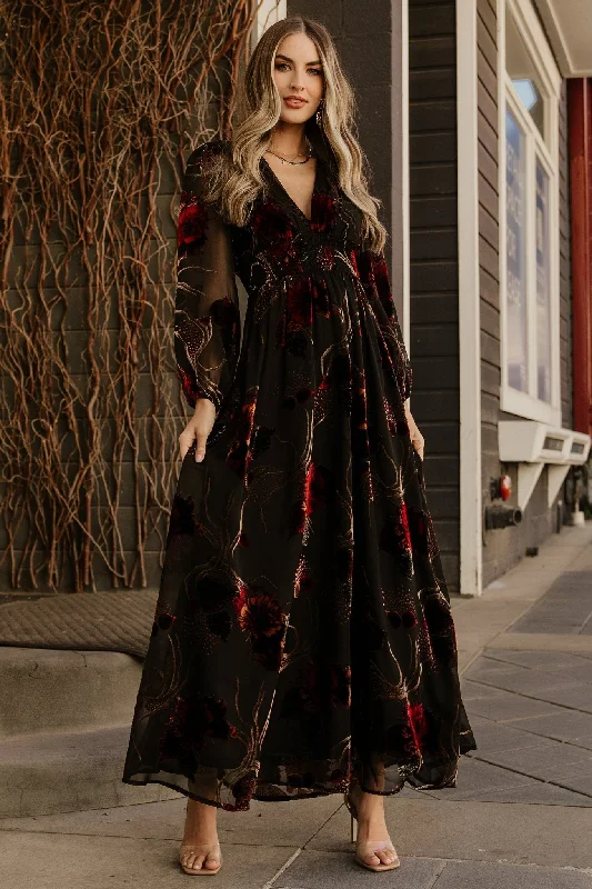 Maxi dresses with geometric prints for a contemporary aestheticMikla Maxi Dress | Black Multi Maxi dresses with geometric prints for a contemporary aestheticMikla Maxi Dress | Black Multi