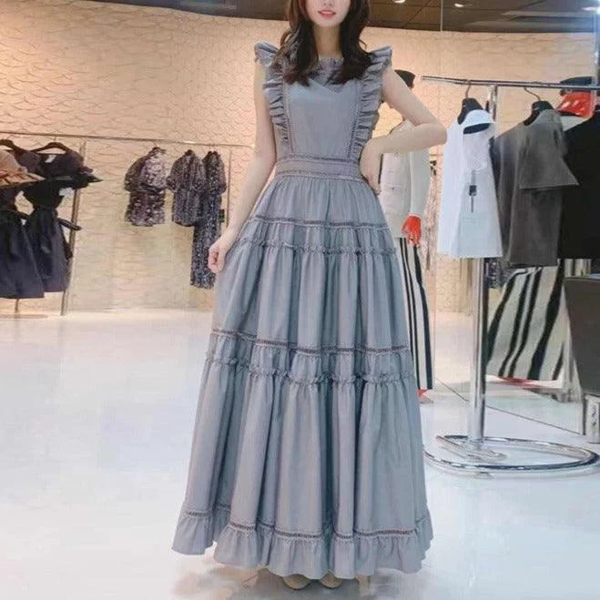 Plaid maxi dresses for fall fashion eventsKittenAlarm - Nora Pleated Cap Sleeves Maxi Dress Plaid maxi dresses for fall fashion eventsKittenAlarm - Nora Pleated Cap Sleeves Maxi Dress