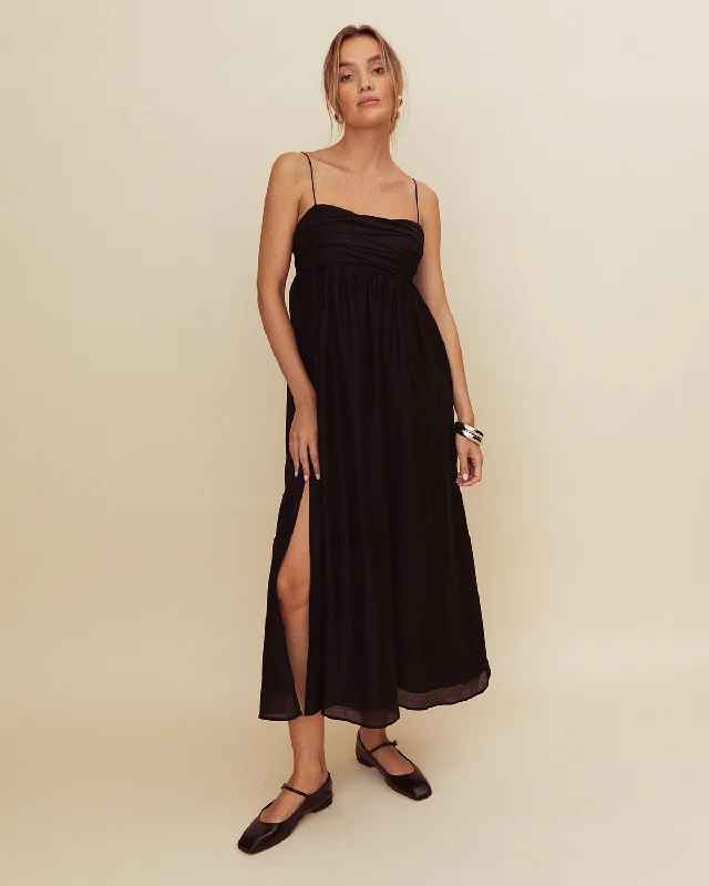 Midi dresses with geometric cutouts for a contemporary and edgy lookCatia Dress