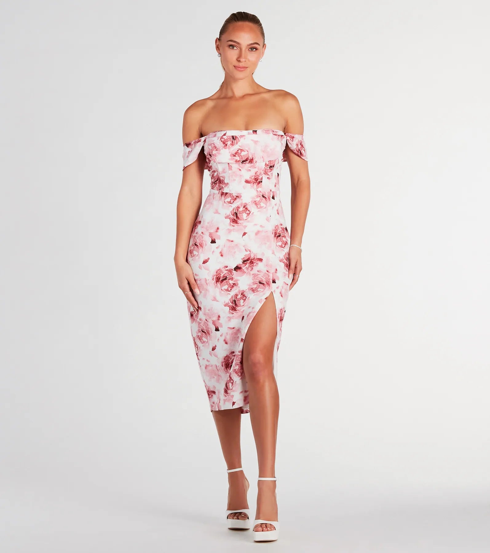 Midi dresses with asymmetric hems for a fashion - forward and dynamic appearanceEnchanting Blooms Floral Linen Midi Dress Midi dresses with asymmetric hems for a fashion - forward and dynamic appearanceEnchanting Blooms Floral Linen Midi Dress