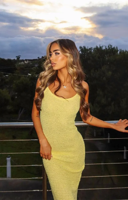 Midi dresses with empire waists for a flattering maternity optionEzra Yellow Maxi Dress Midi dresses with empire waists for a flattering maternity optionEzra Yellow Maxi Dress